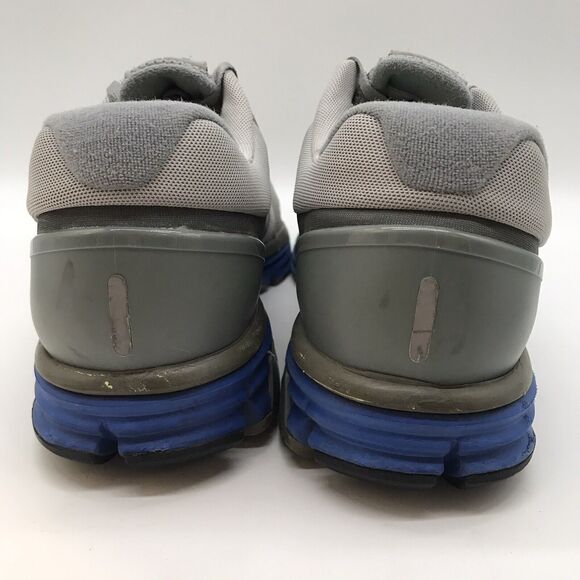 Nike Lunarglide 2+ Sneakers Men's 12 Gray & Blue 407648-099 Lace Up Running Shoe - Picture 4 of 13